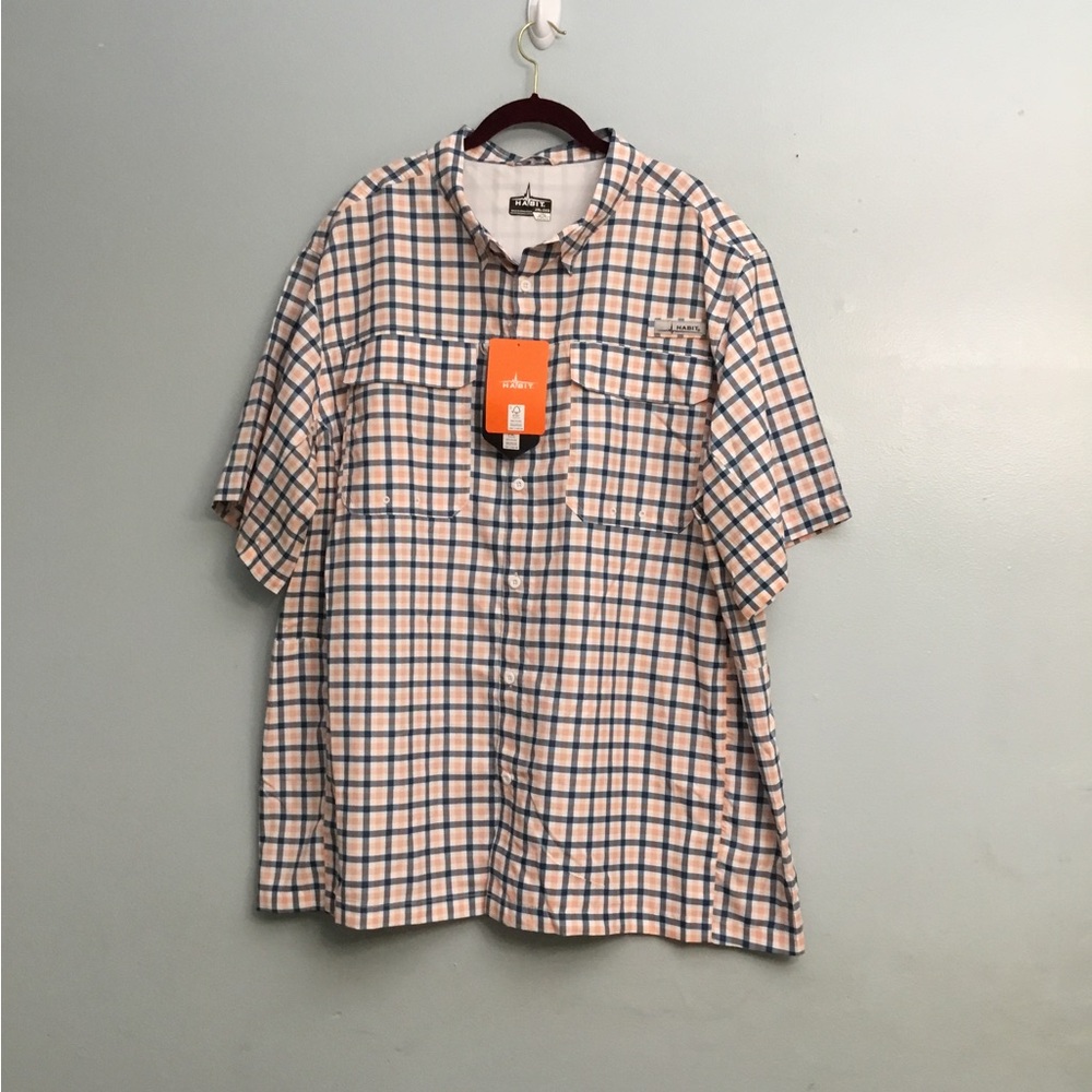 HABIT checkered Button Down Shirt